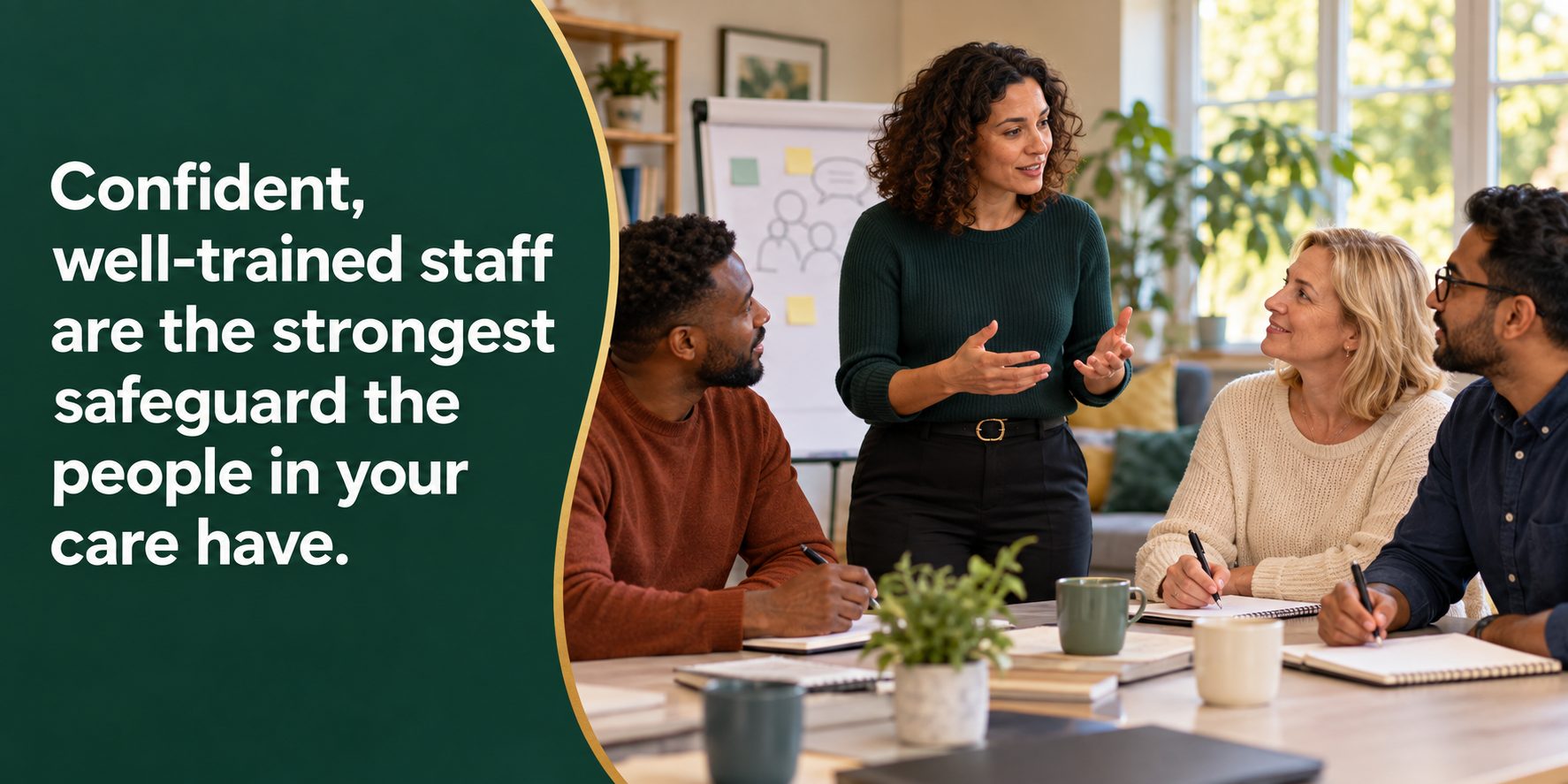Confident, well-trained staff are the strongest safeguard.